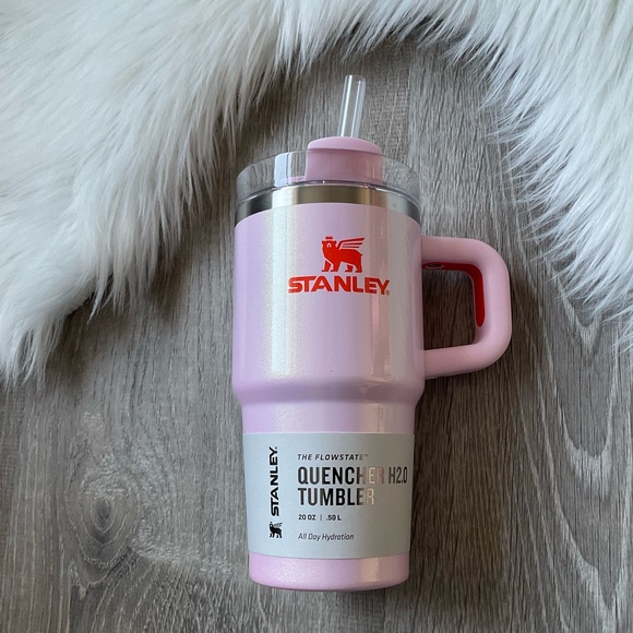 STANLEY Shimmery Rose 20ozQuencher New Frequency Collection & Bottle Boot - Picture 2 of 7